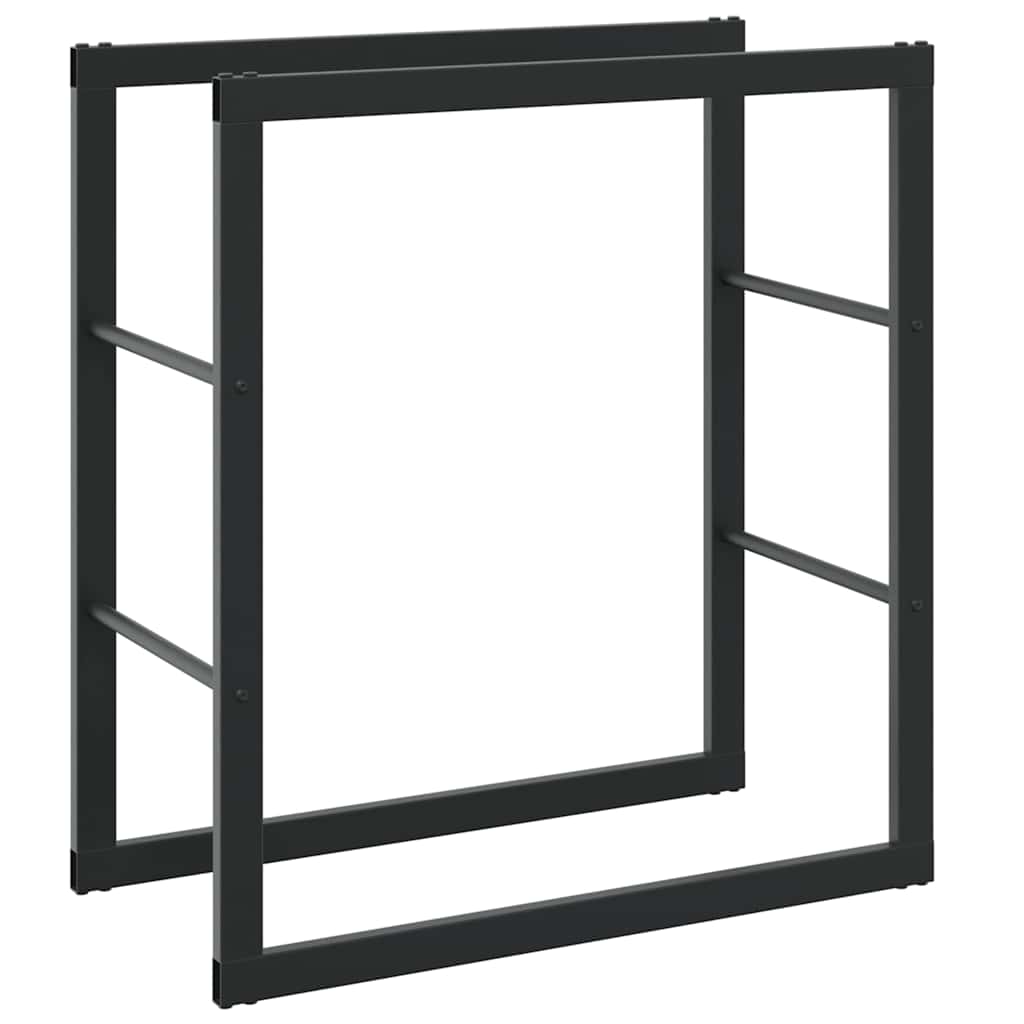 Malkų lentyna Juoda 55x30x61 cm Plienas