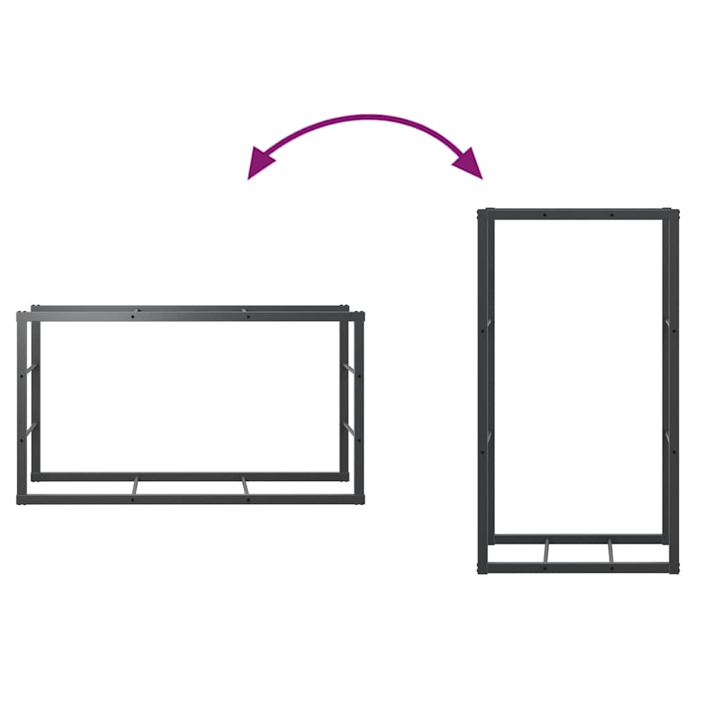 Malkų lentyna Juoda 110x30x61 cm Plienas