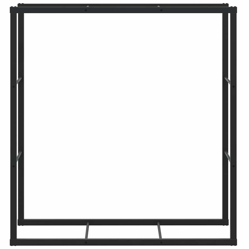 Malkų lentyna Juoda 110x30x116 cm Plienas