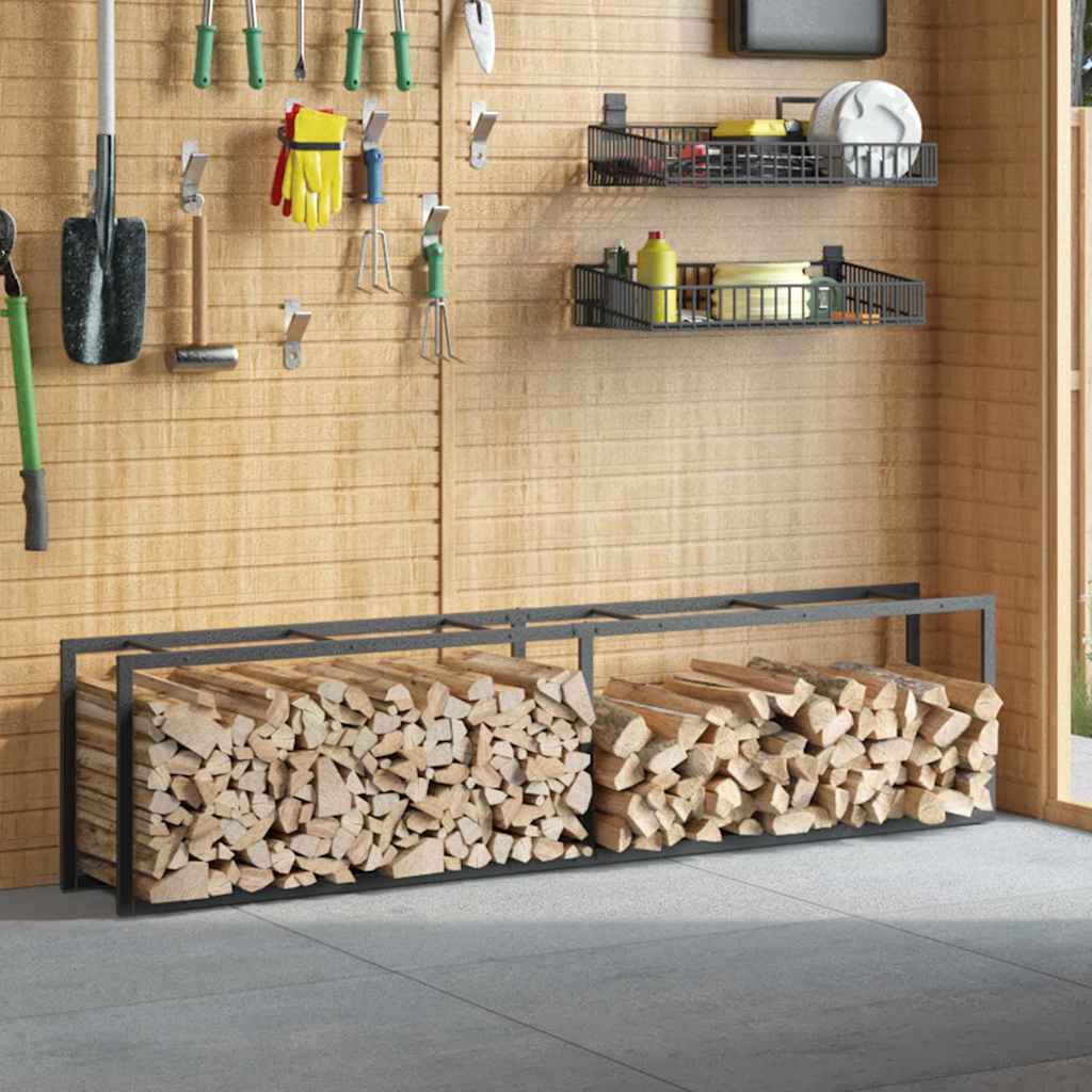 Malkų lentyna Juoda 50x30x209 cm Plienas
