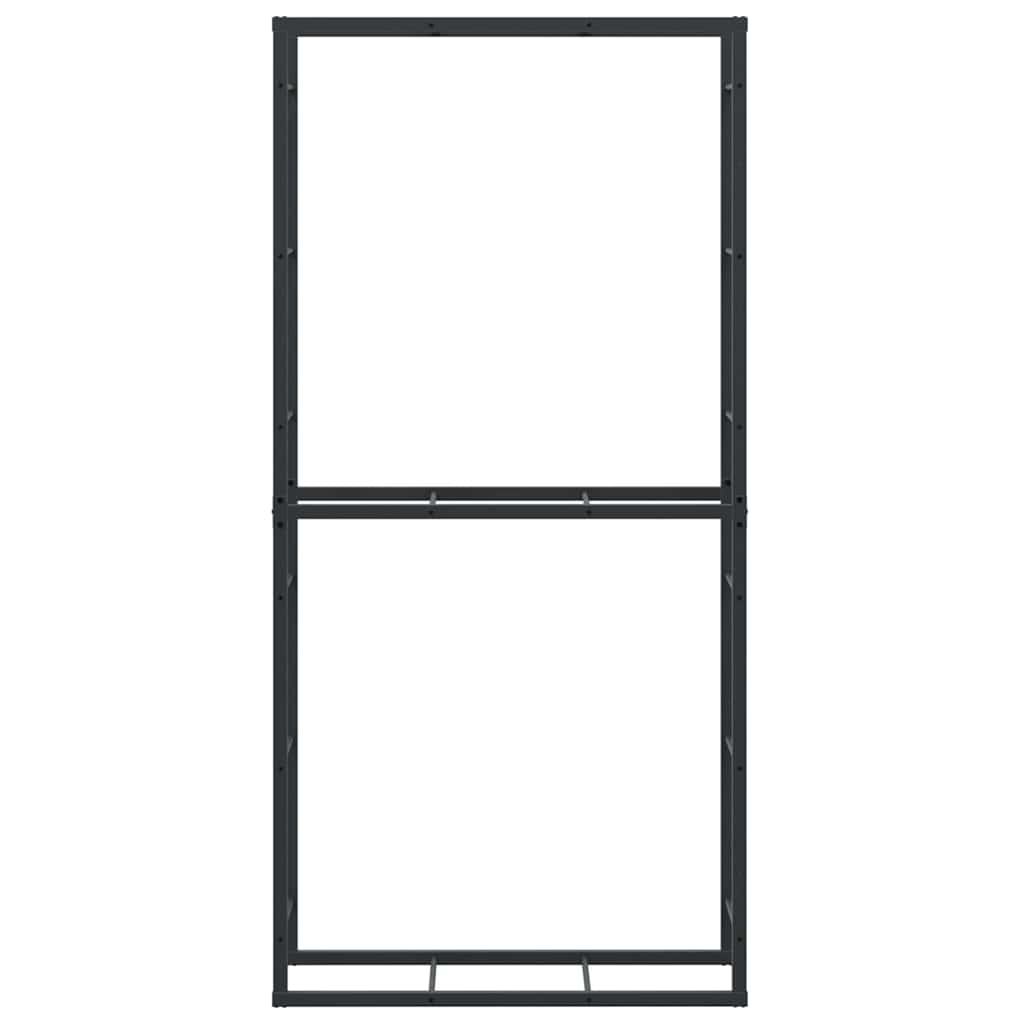 Malkų lentyna Juoda 100x30x209 cm Plienas