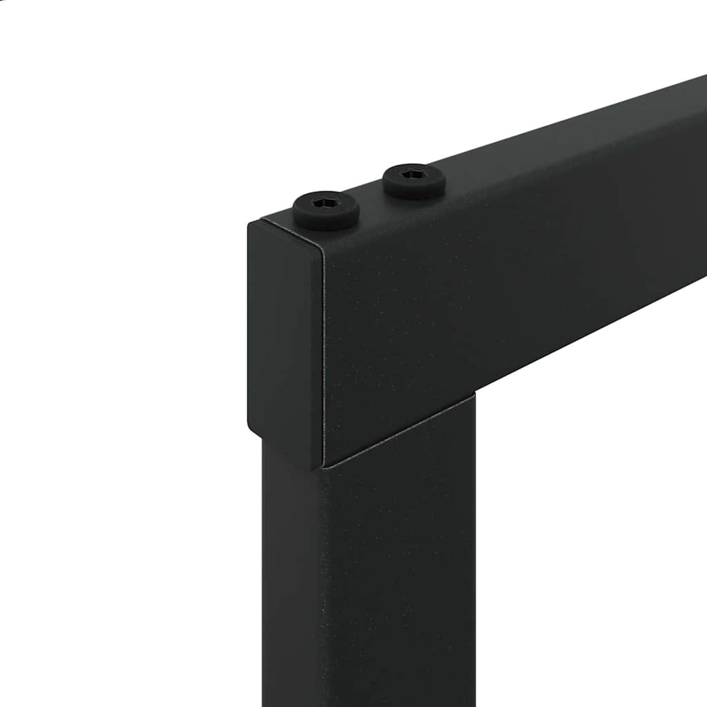 Malkų lentyna Juoda 100x30x209 cm Plienas