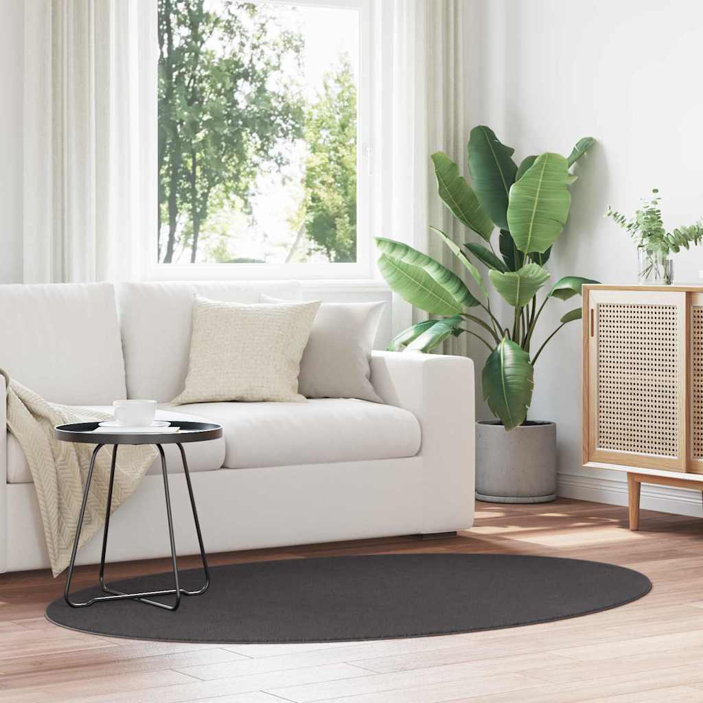 Kilimas HUARTE Antracitas 100 x 200 cm 100% poliesteris