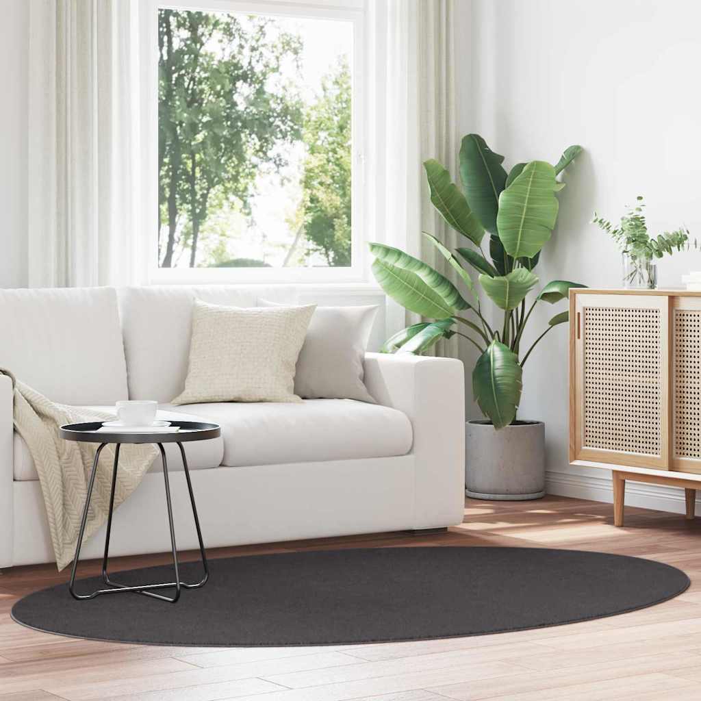 Kilimas HUARTE Antracitas 200 x 140 cm 100% poliesteris