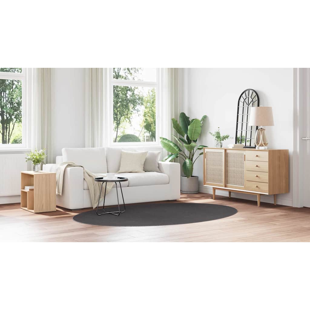 Kilimas HUARTE Antracitas 230 x 160 cm 100% poliesteris