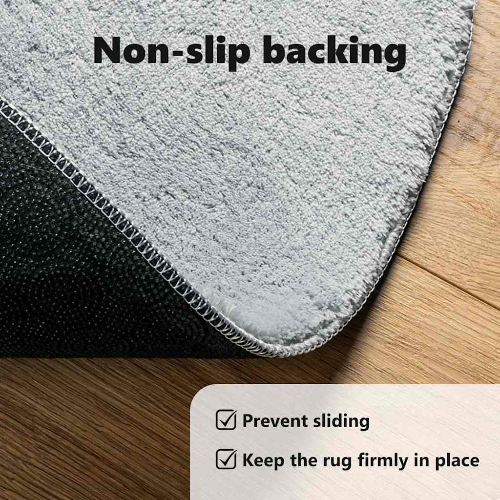 Kilimas HUARTE Pilka 170 x 120 cm 100% poliesteris