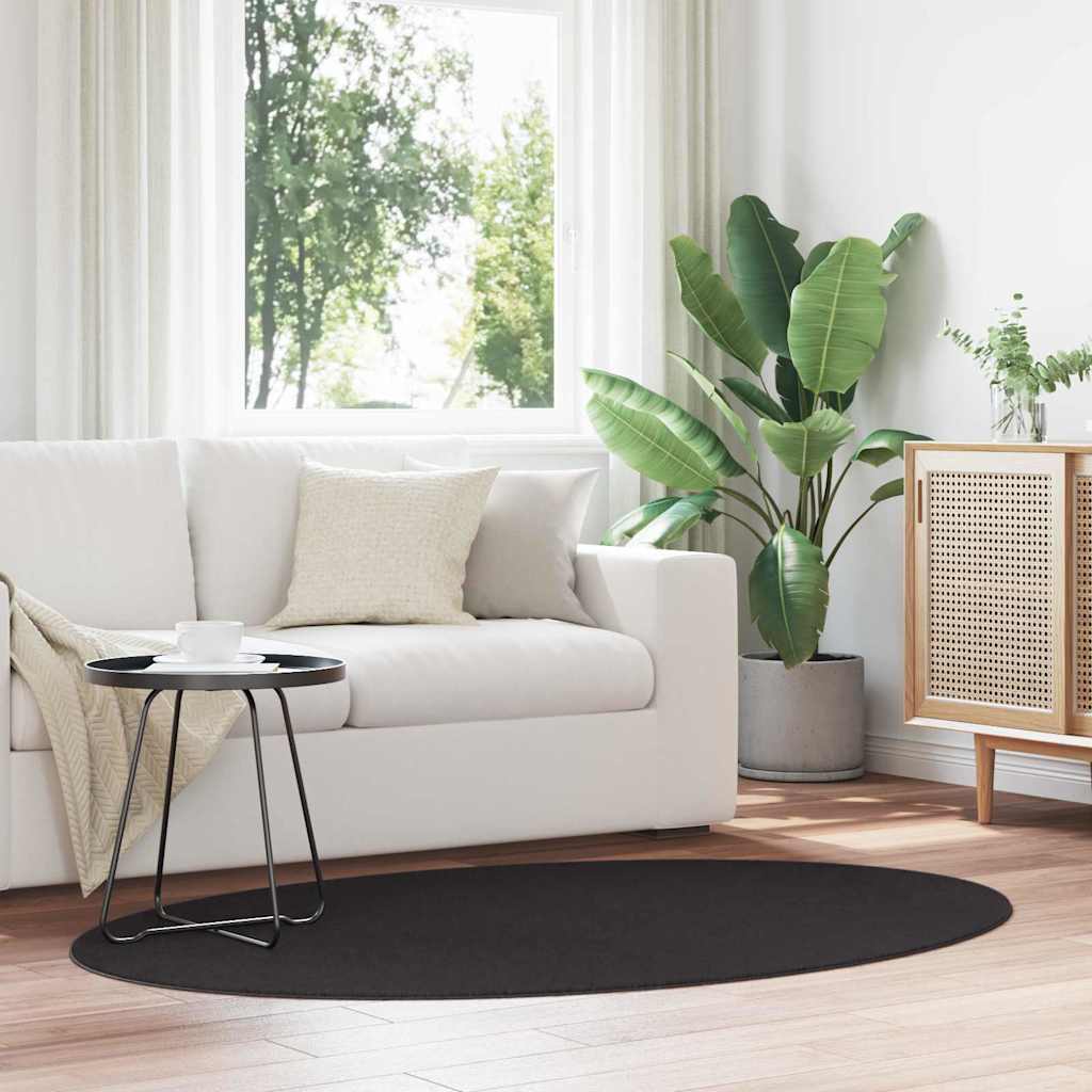 Kilimas HUARTE Juoda 100 x 200 cm 100% poliesteris