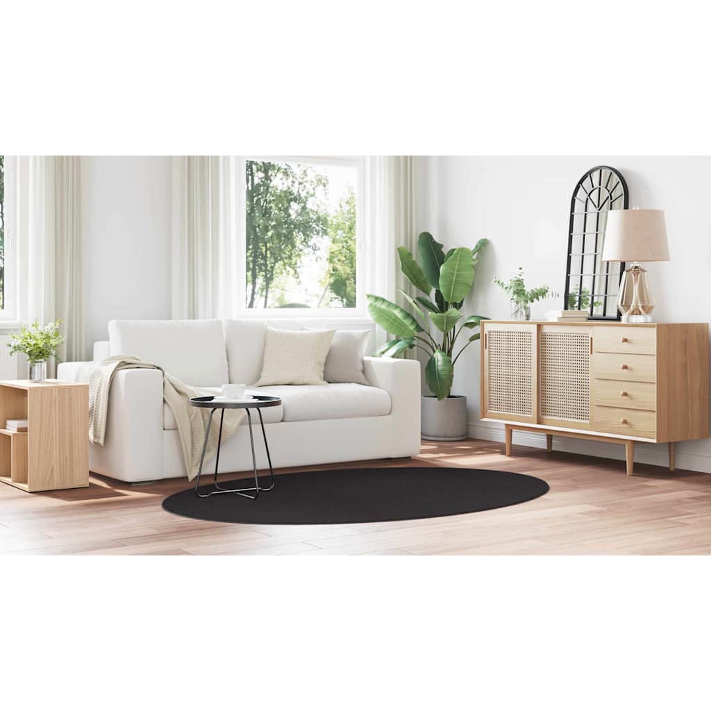 Kilimas HUARTE Juoda 200 x 140 cm 100% poliesteris