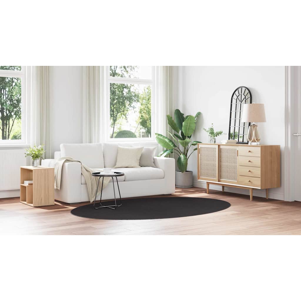Kilimas HUARTE Juoda 230 x 160 cm 100% poliesteris
