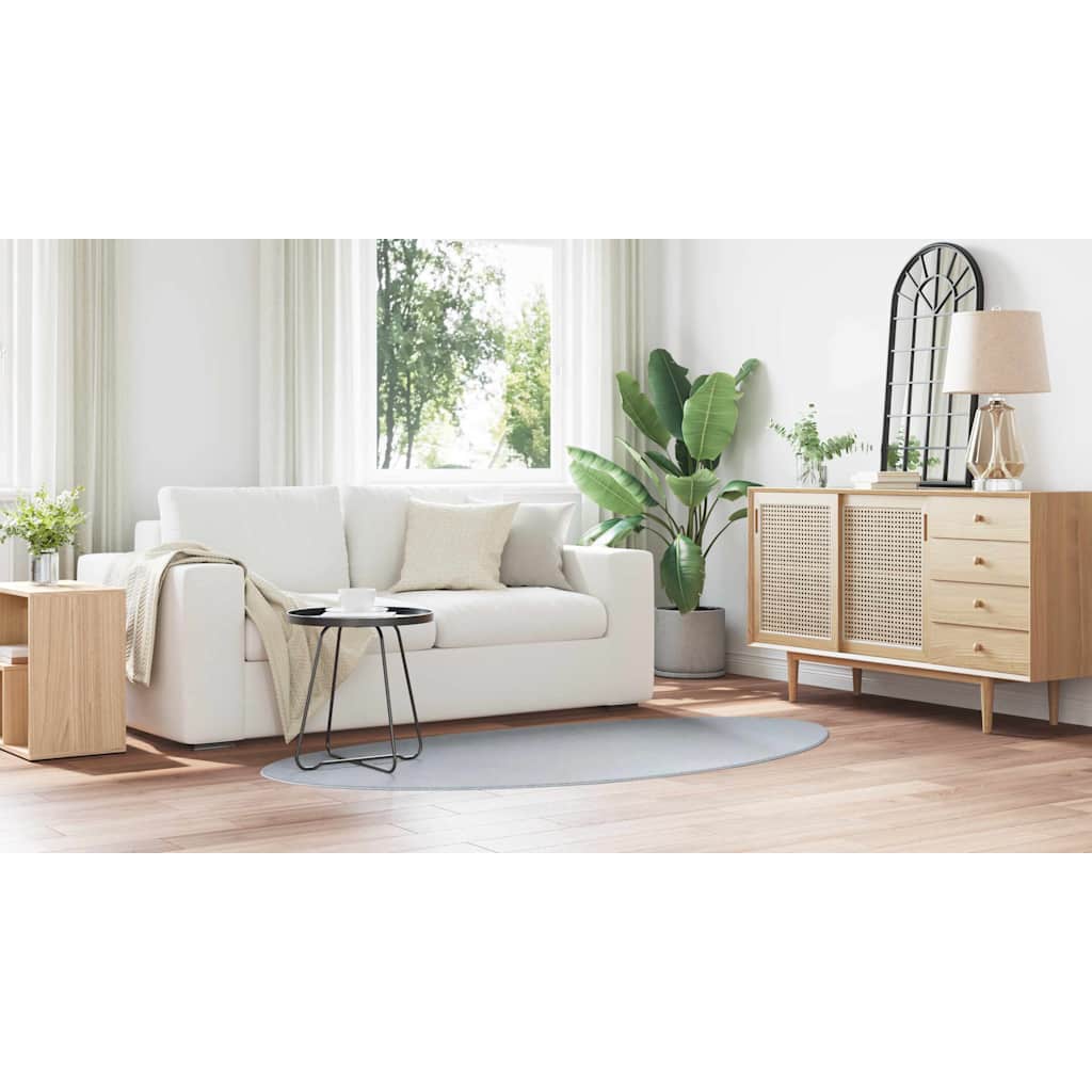 Kilimas HUARTE Pilka 100 x 200 cm Poliesteris