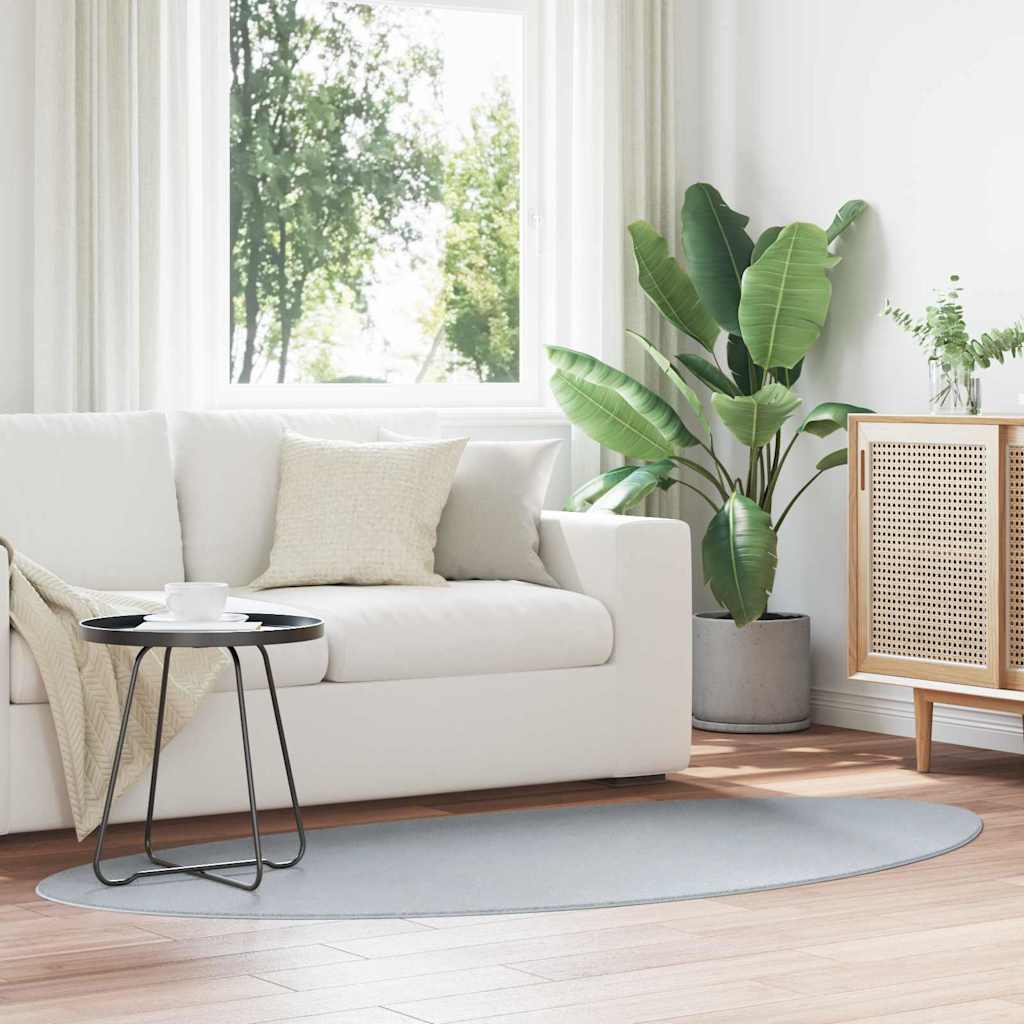 Kilimas HUARTE Pilka 100 x 200 cm Poliesteris