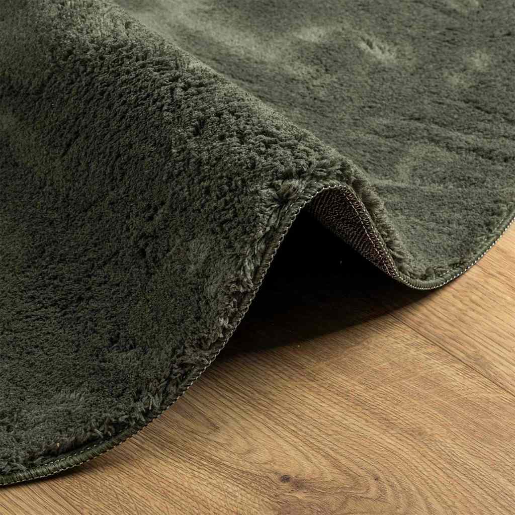 Kilimas HUARTE Miško žalia 80 x 150 cm Poliesteris