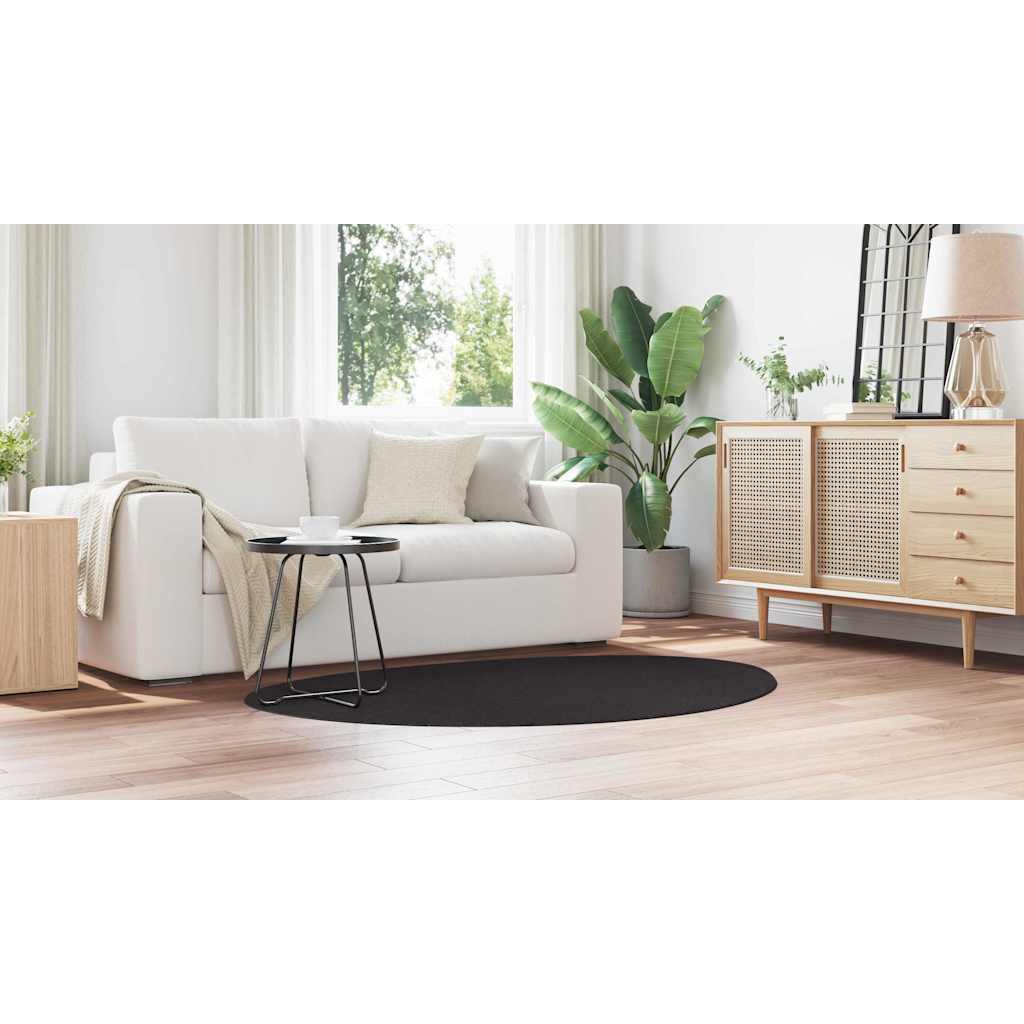 Kilimas HUARTE Juoda 120 x 170 cm Poliesteris