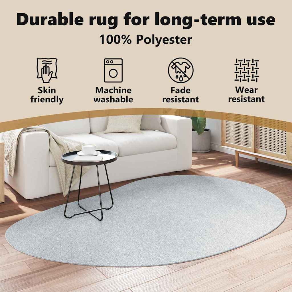 Kilimas HUARTE Pilka 160 x 230 cm Poliesteris