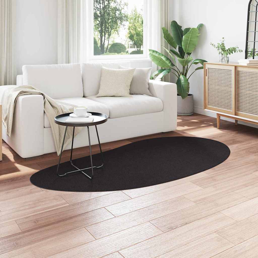 Kilimas Juoda 100 x 200 cm Poliesteris