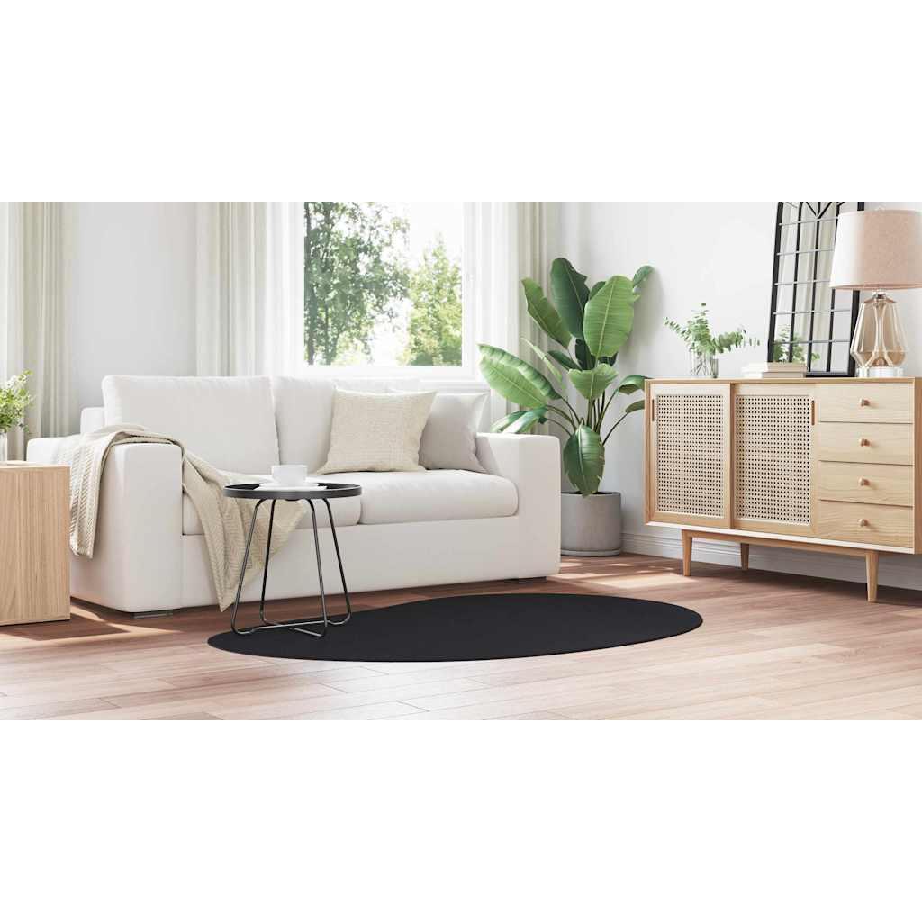 Kilimas Juoda 120 x 170 cm Poliesteris