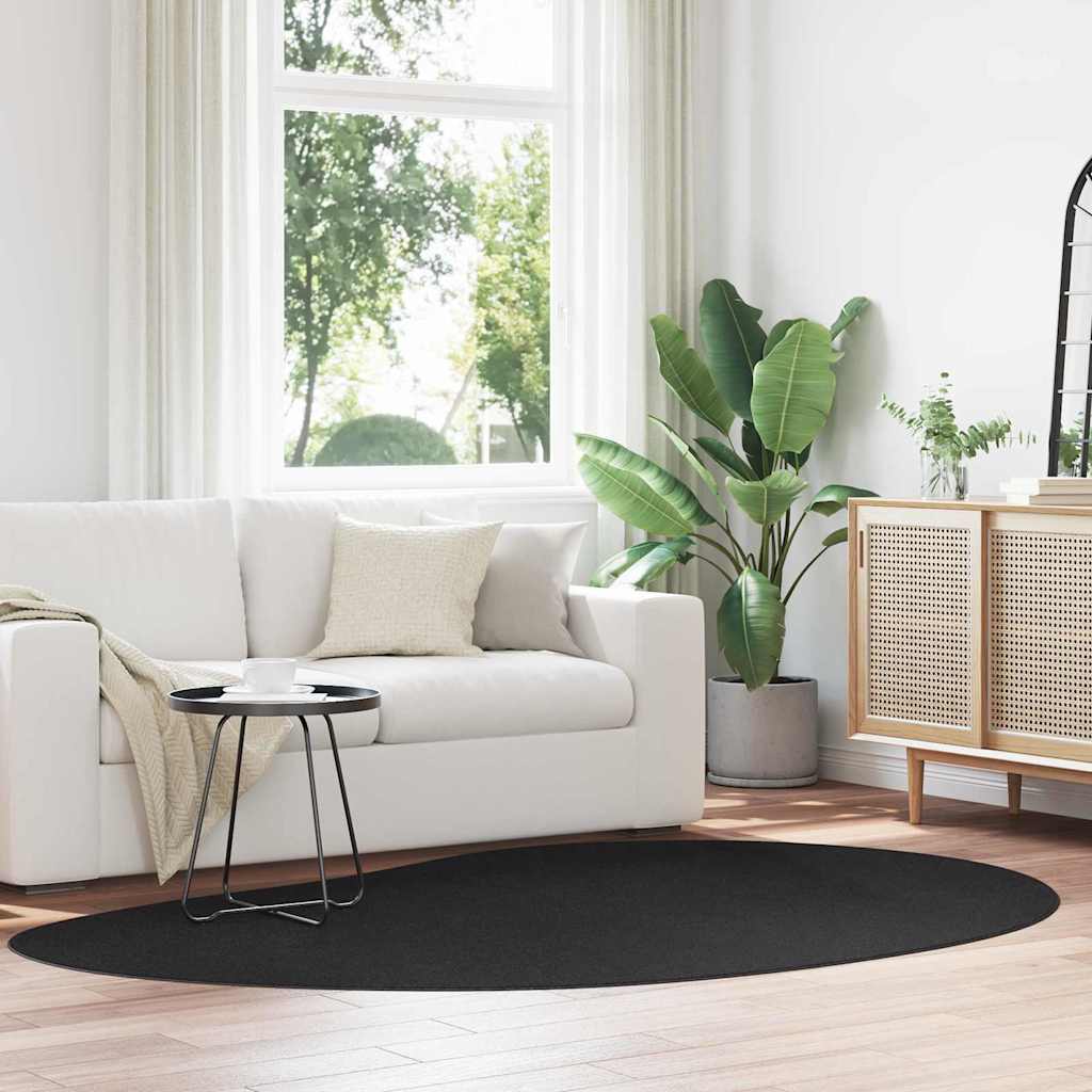 Kilimas HUARTE Juoda 160 x 230 cm Poliesteris