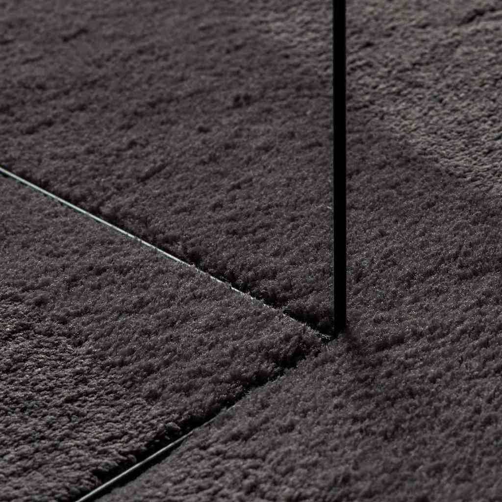 Kilimas HUARTE Antracitas 100 x 200 cm Poliesteris