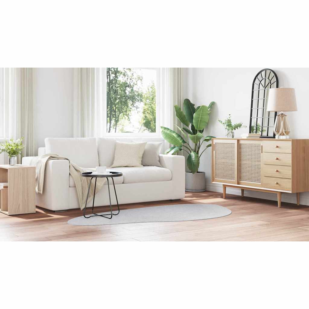 Kilimas HUARTE Pilka 100 x 200 cm Poliesteris