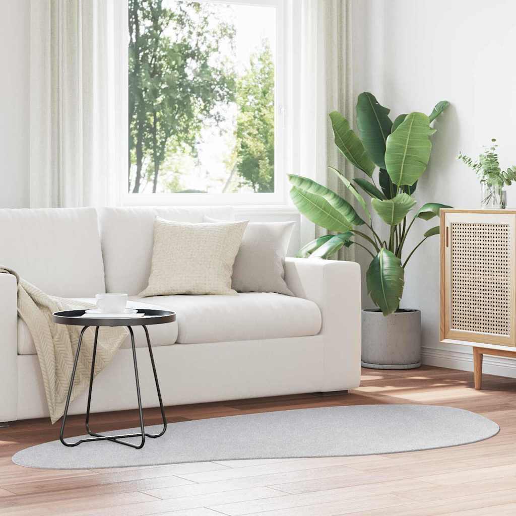 Kilimas HUARTE Pilka 100 x 200 cm Poliesteris