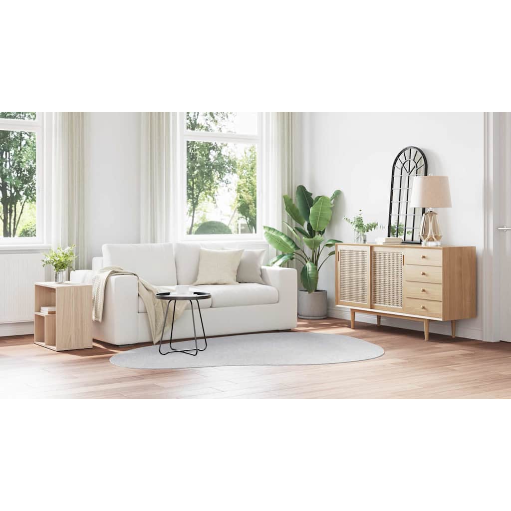 Kilimas HUARTE Pilka 160 x 230 cm Poliesteris