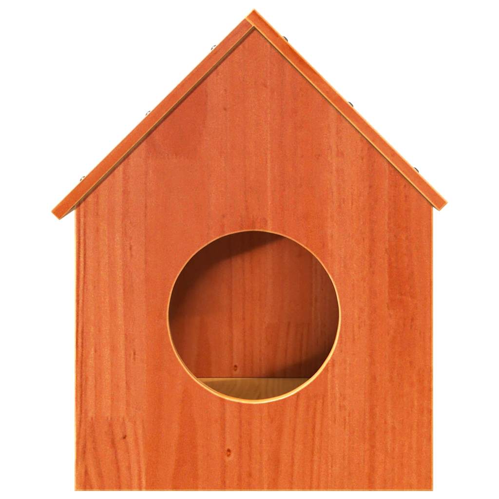 Cat House Wax Ruda 41x50x50 cm Pušies masyvo