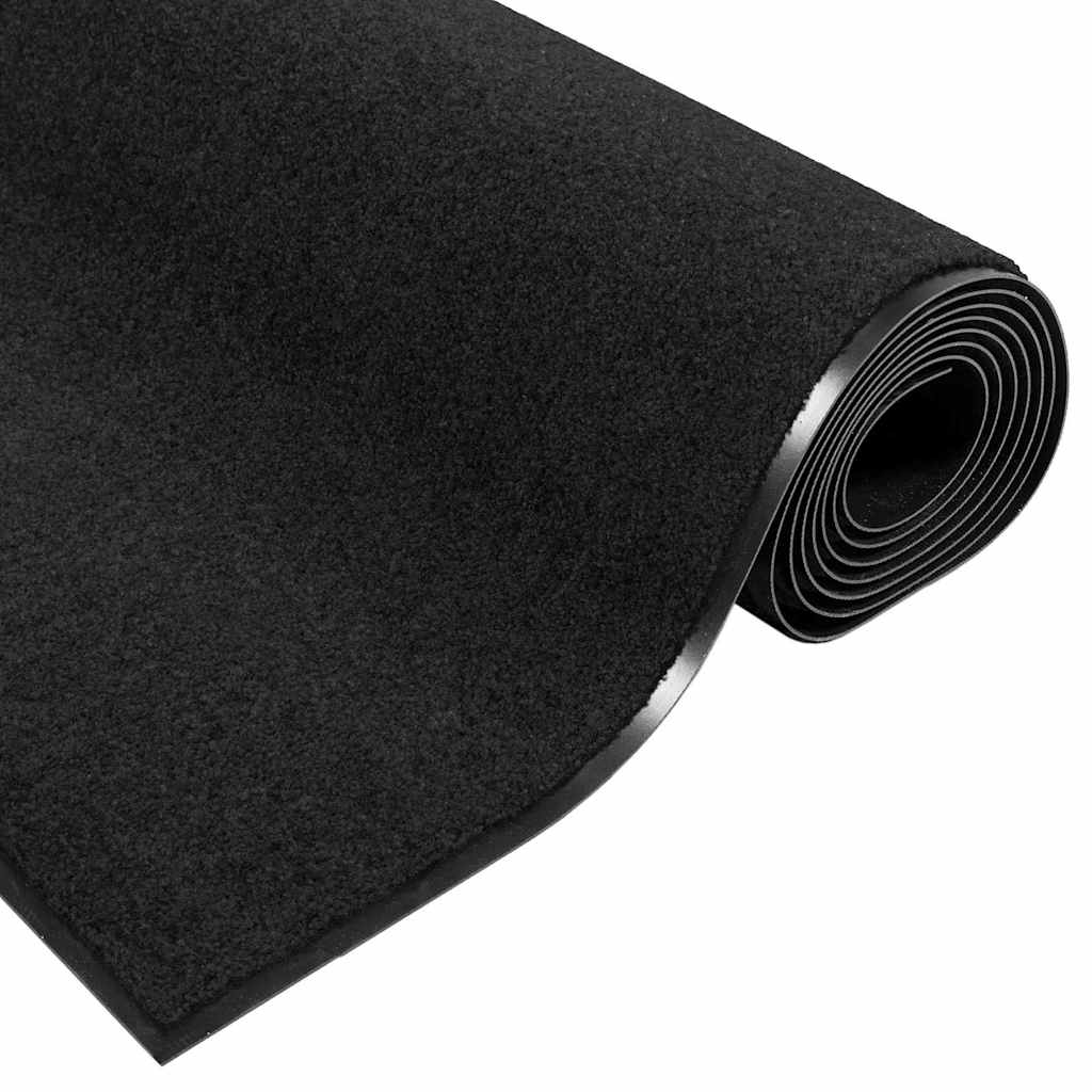 Durų kilimėlis Juoda 120 x 250 cm 100% poliamidas
