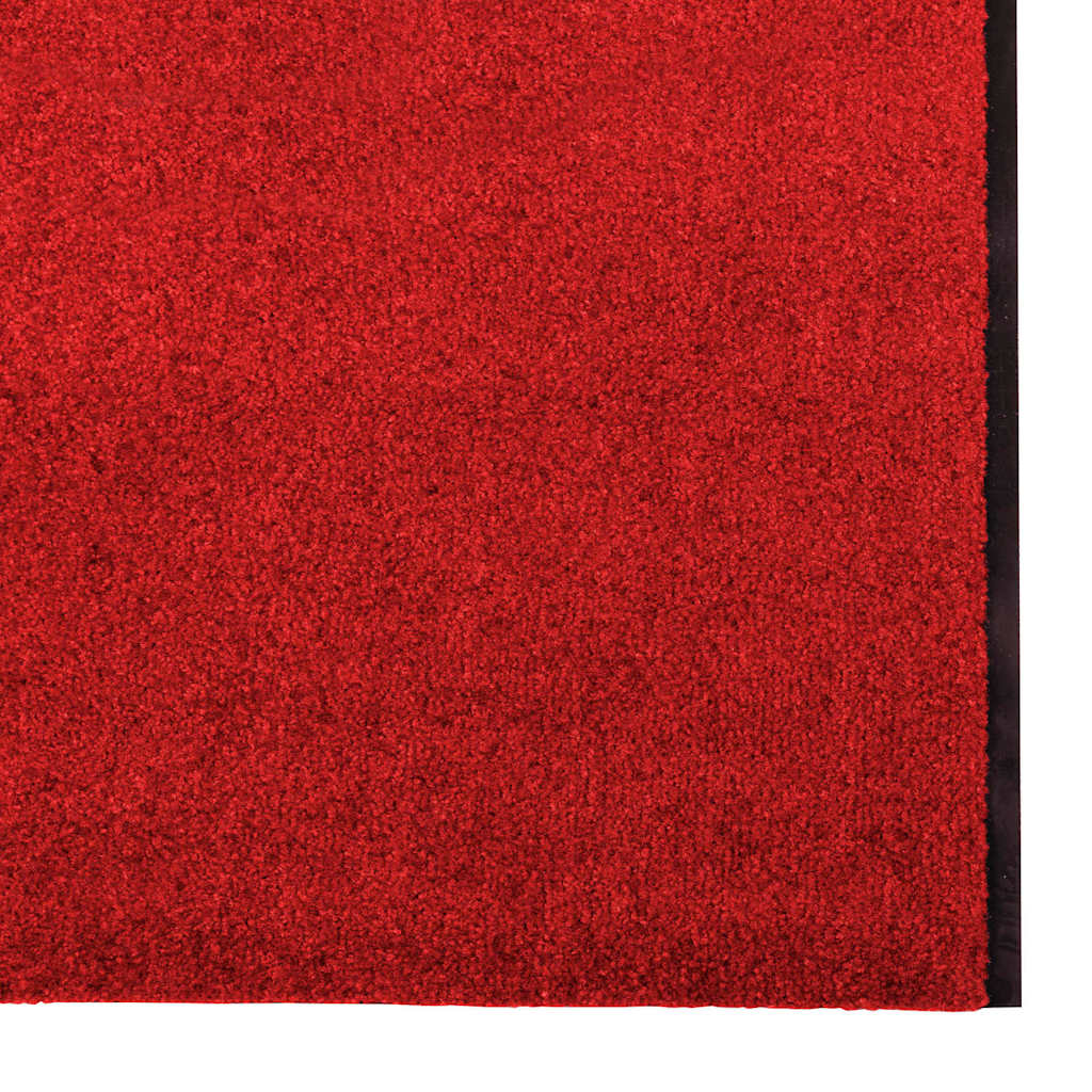 Durų kilimėlis Raudona ir Juoda 120 x 400 cm Poliamidas ir PVC