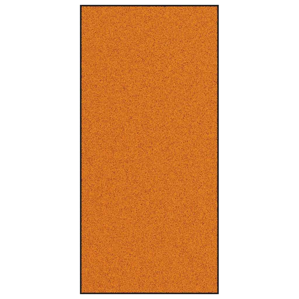 Plaunamas kilimėlis durims, oranžinis, 120x250 cm