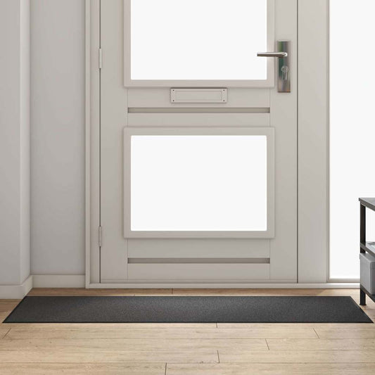 Durų kilimėlis Antracito ir juoda 60 x 180 cm 100% poliamidas