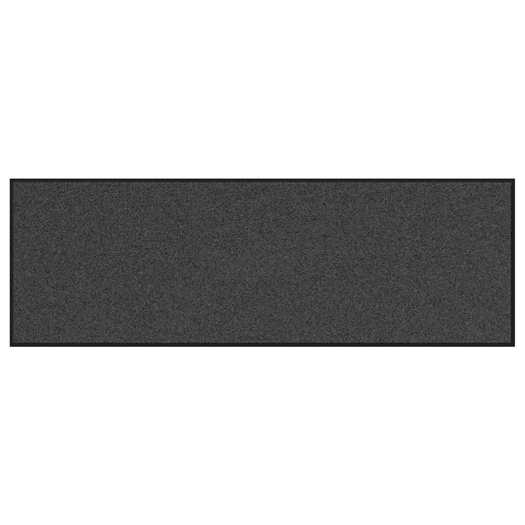 Durų kilimėlis Antracito ir juoda 60 x 180 cm 100% poliamidas