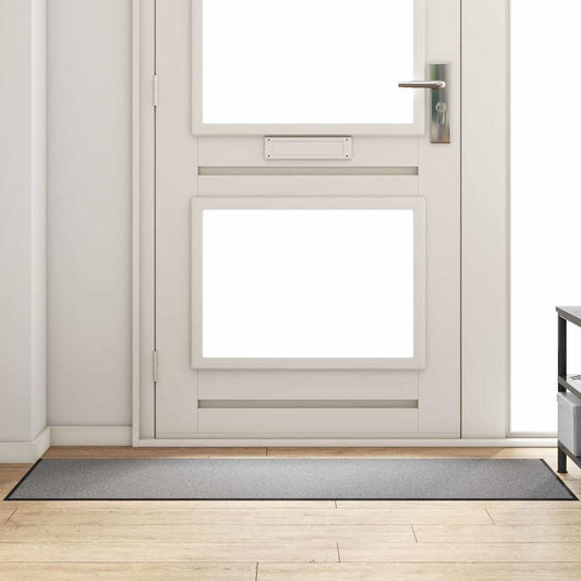 Durų kilimėlis Kita Pilka ir juoda 60 x 180 cm