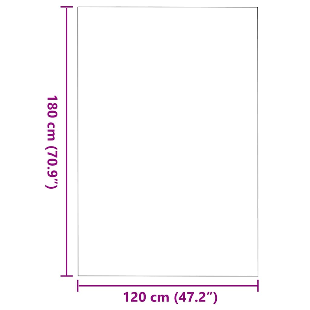 Durų kilimėlis Pilka ir juoda 120 x 180 cm 100% poliamidas
