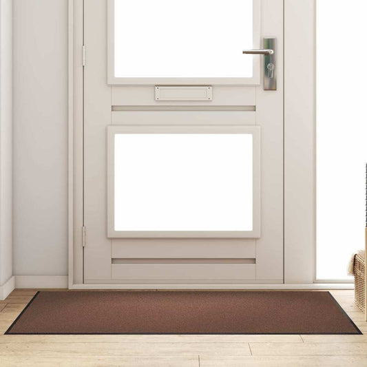 Durų kilimėlis Ruda ir juoda 90 x 150 cm 100% poliamidas