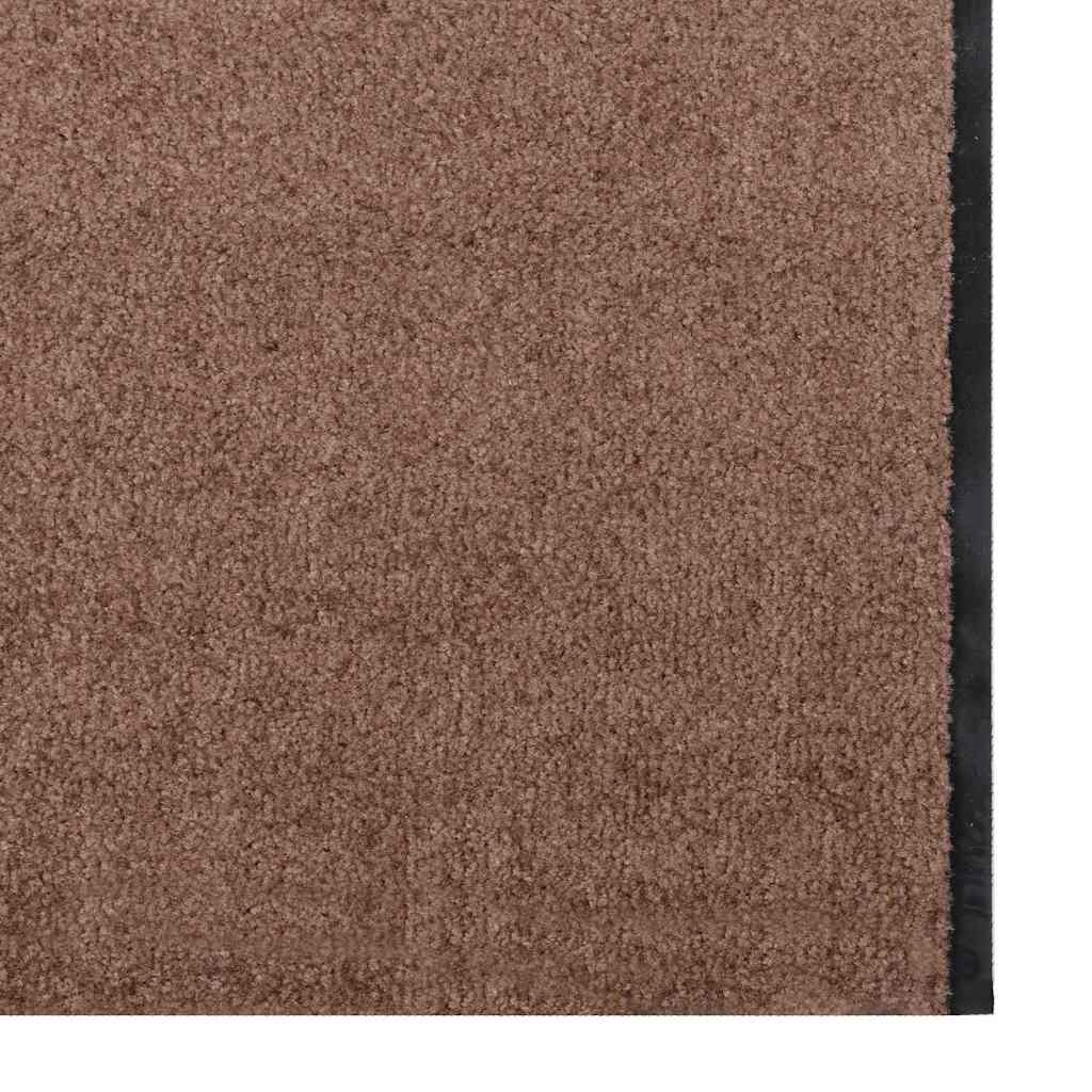 Durų kilimėlis Ruda ir juoda 120 x 400 cm 100% poliamidas