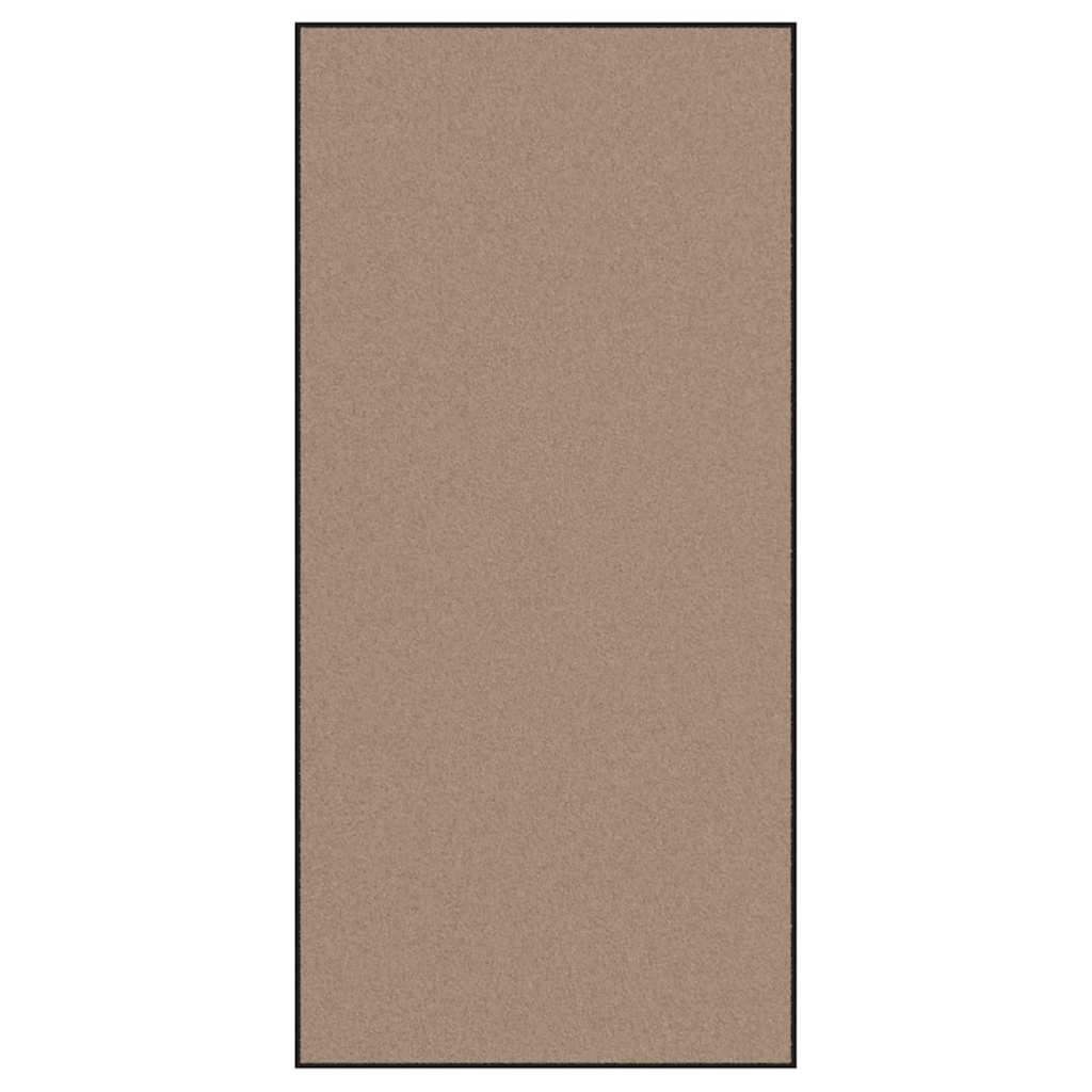Durų kilimėlis Bežinė ir juoda 120 x 250 cm 100% poliamidas