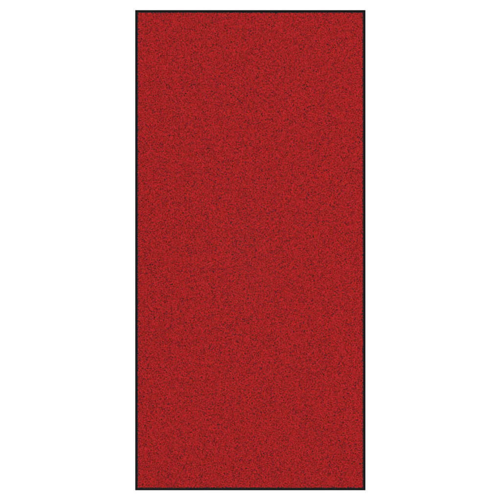 Raudonas Stačiakampis Durų Kilimėlis 120x250 cm