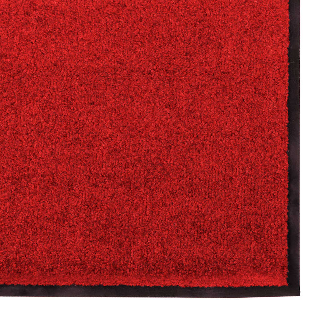 Durų kilimėlis Raudona ir Juoda 120 x 300 cm 100% poliamidas