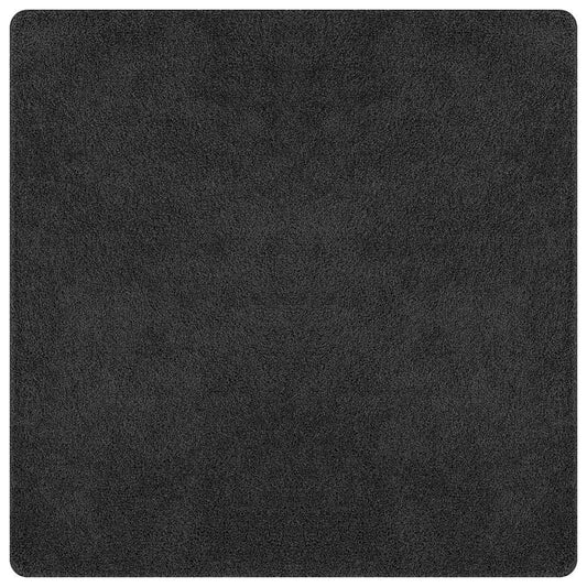 Neslystantis plaukuotas kilimas Tamsiai pilka 200 x 200 cm PP