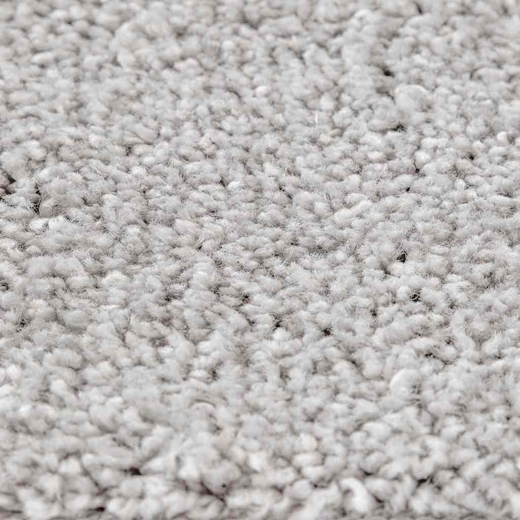 Neslystantis plaukuotas kilimas Pilka 240 x 340 cm PP