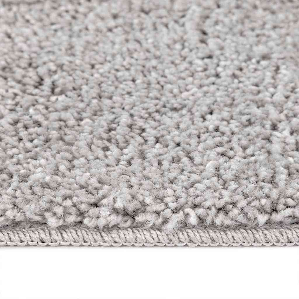 Neslystantis plaukuotas kilimas Pilka 240 x 340 cm PP