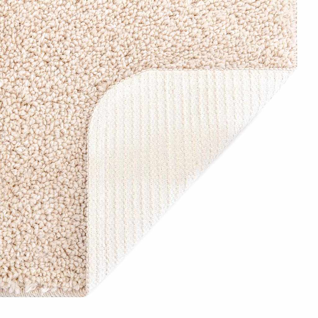 Neslystantis plaukuotas kilimas Kreminė 200 x 200 cm PP
