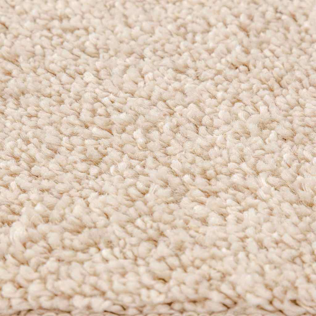 Neslystantis plaukuotas kilimas Kreminė 200 x 200 cm PP