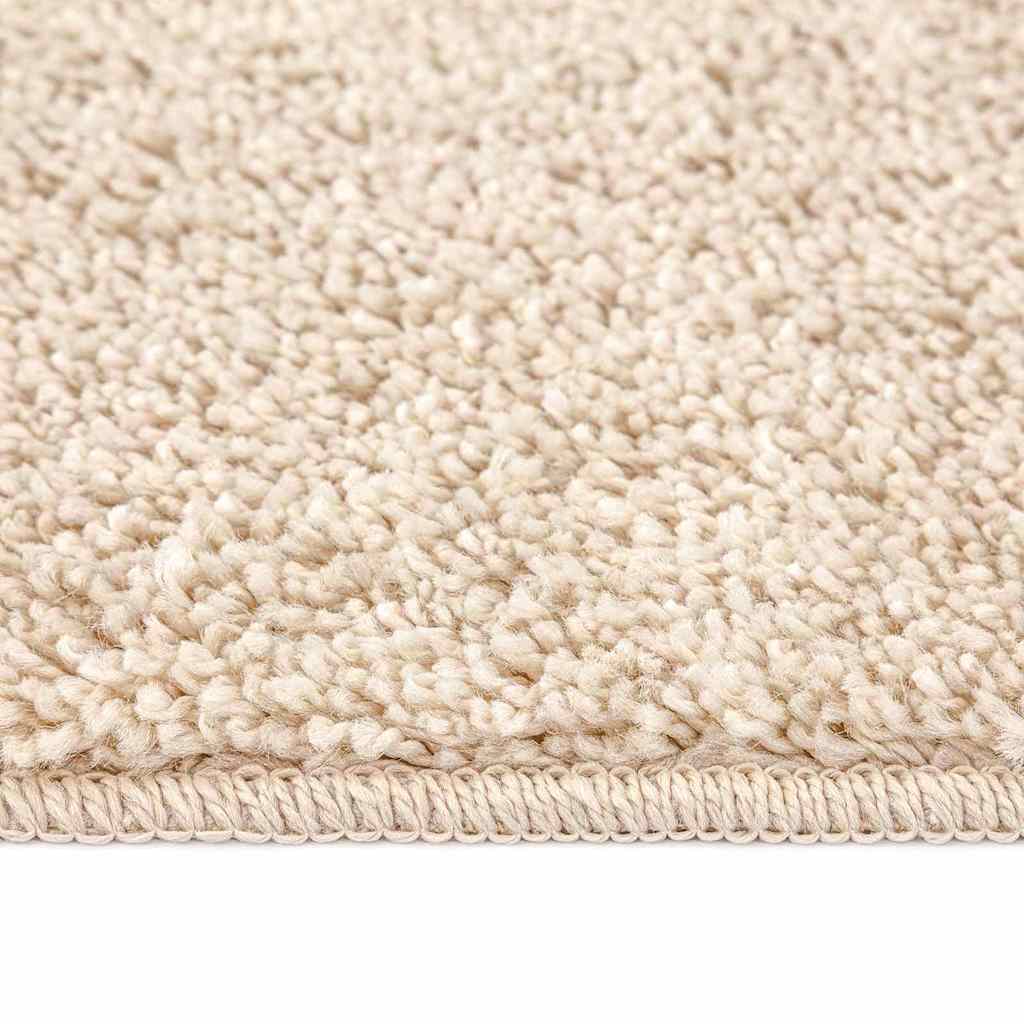 Neslystantis plaukuotas kilimas Kreminė 200 x 200 cm PP