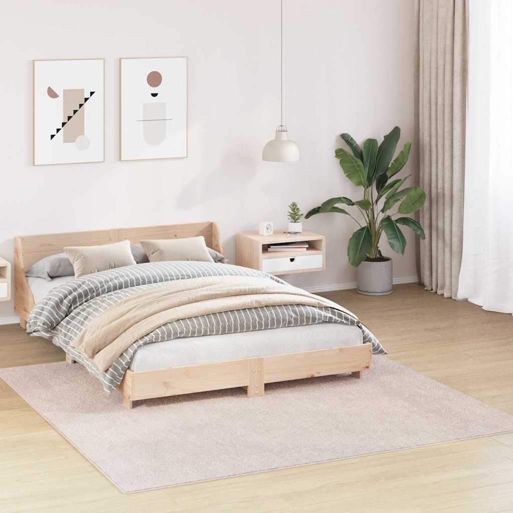 Neslystantis plaukuotas kilimas Kreminė 200 x 200 cm PP