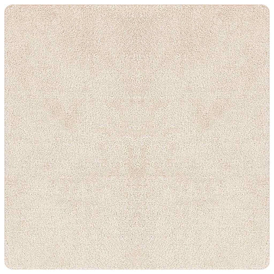 Neslystantis plaukuotas kilimas Kreminė 200 x 200 cm PP