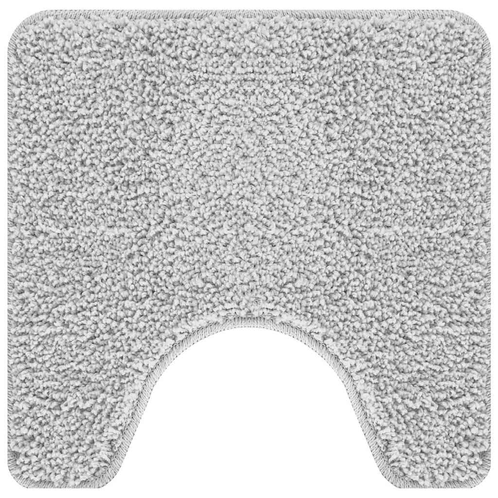 Nešlapiantis Vonios Kilimėlis su Tualeto Iškirtimu Pilka