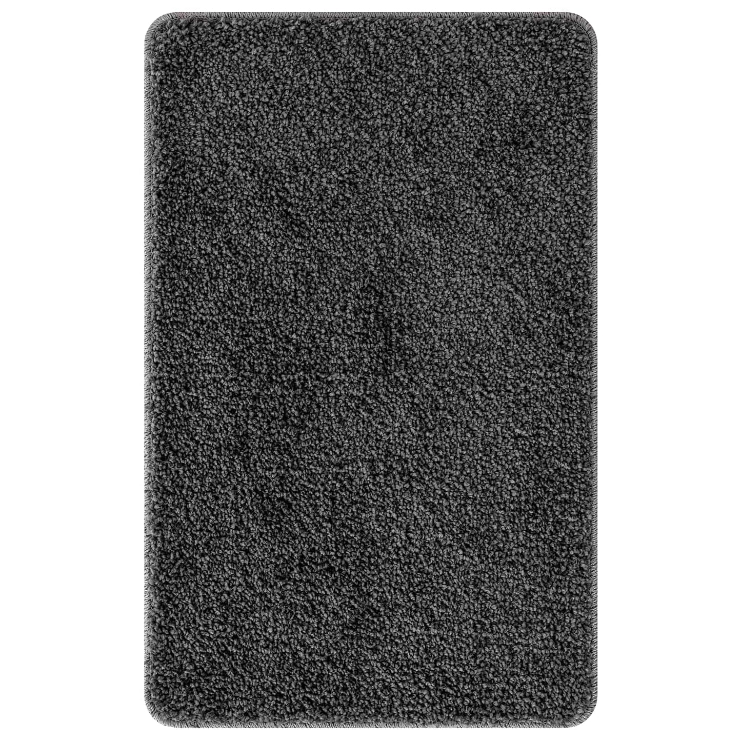 Antisklidus vonios kilimėlių rinkinys 3 pcs Tamsiai pilka