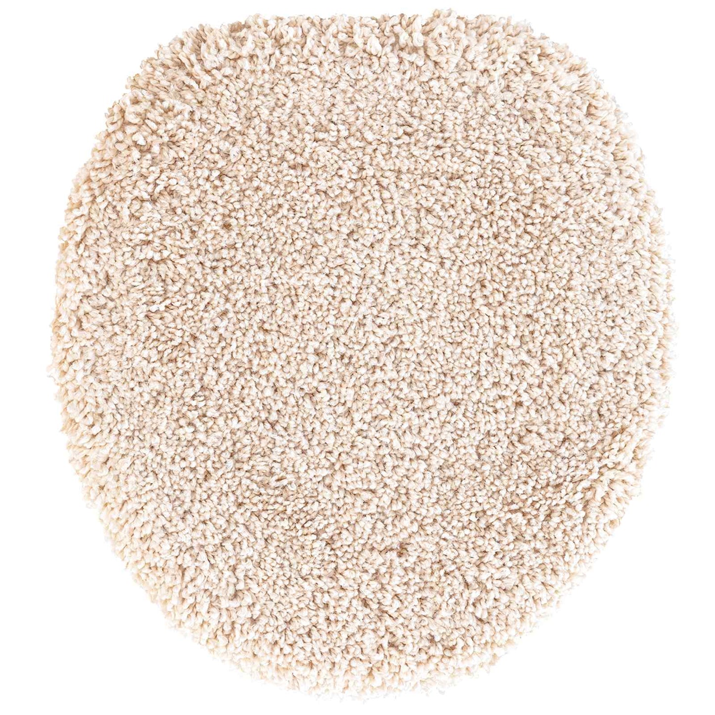 Antisklidus vonios kilimėlių rinkinys 3 pcs Kreminė 50 x 50 cm