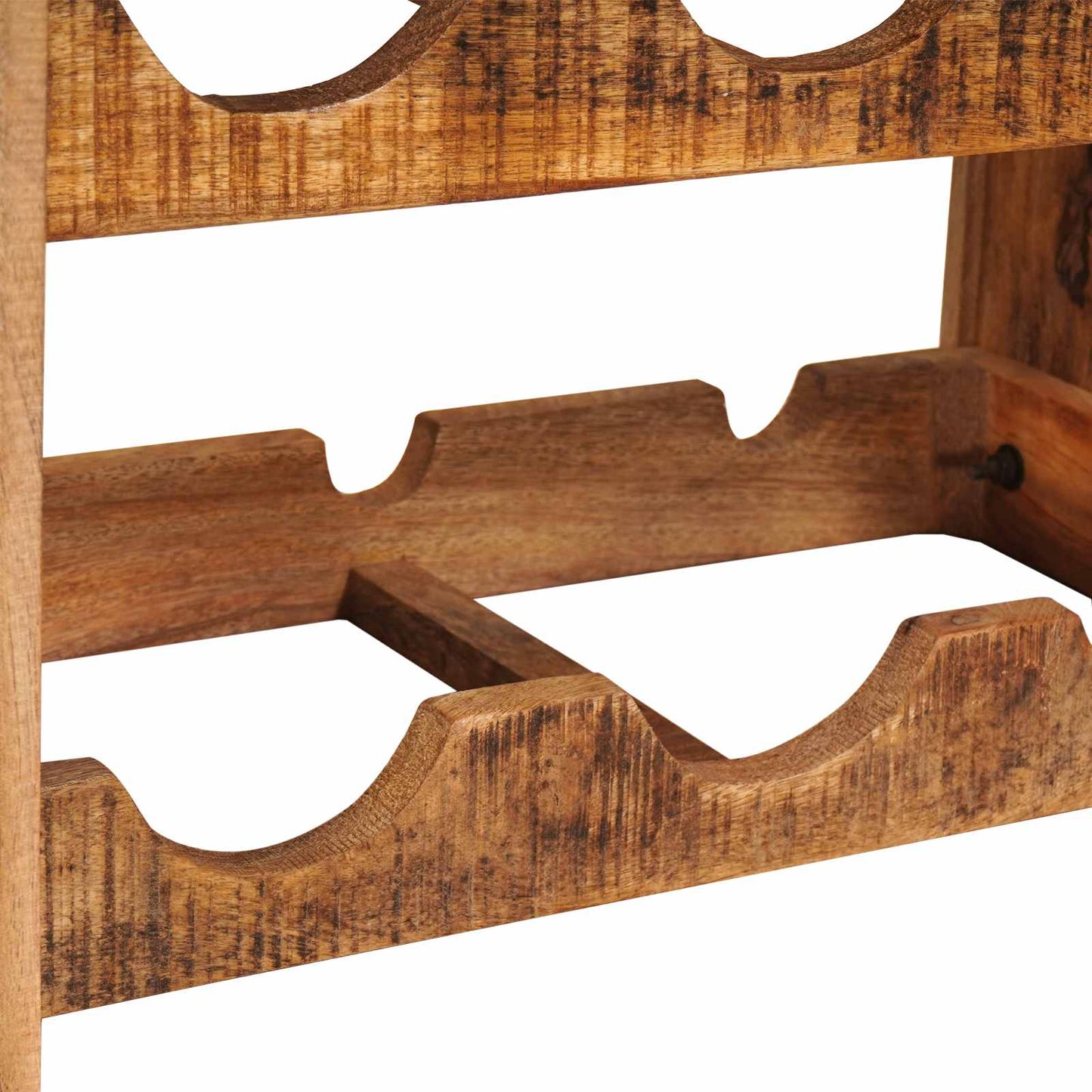 Vyno stovas Ruda 100 x 45 x 33 cm Kietas Rupus Mangų Medis